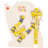All Things Pretty in Yellow Harness and Lead Set