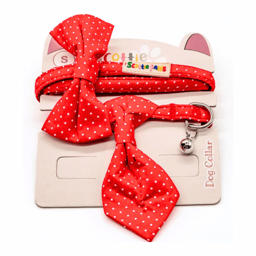 Dotty For You Collar, Lead and Bow Tie Set