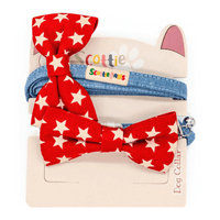 Star Power Fire Collar, Lead and Bow Set