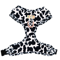 Cow Print Adjustable Dog Harness