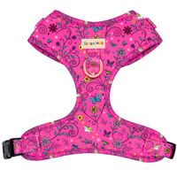 Pink Princess Adjustable  Dog Harness