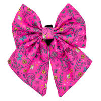 Pink Princess Doggie Sailor Bow