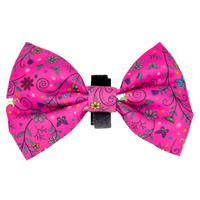 Pink Princess Dog Bow