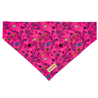 Pink Princess Slip On Dog Bandana