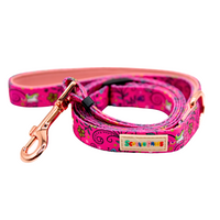 Pink Princess Adjustable Dog Lead