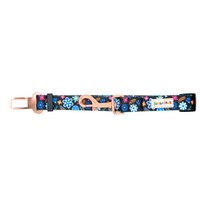 Midnight Floral Dog Seat Belt