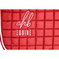 Red Glitter Saddlecloth