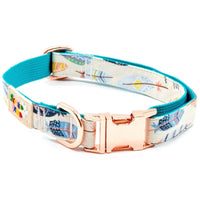 Fallen Leaves Dog Collar
